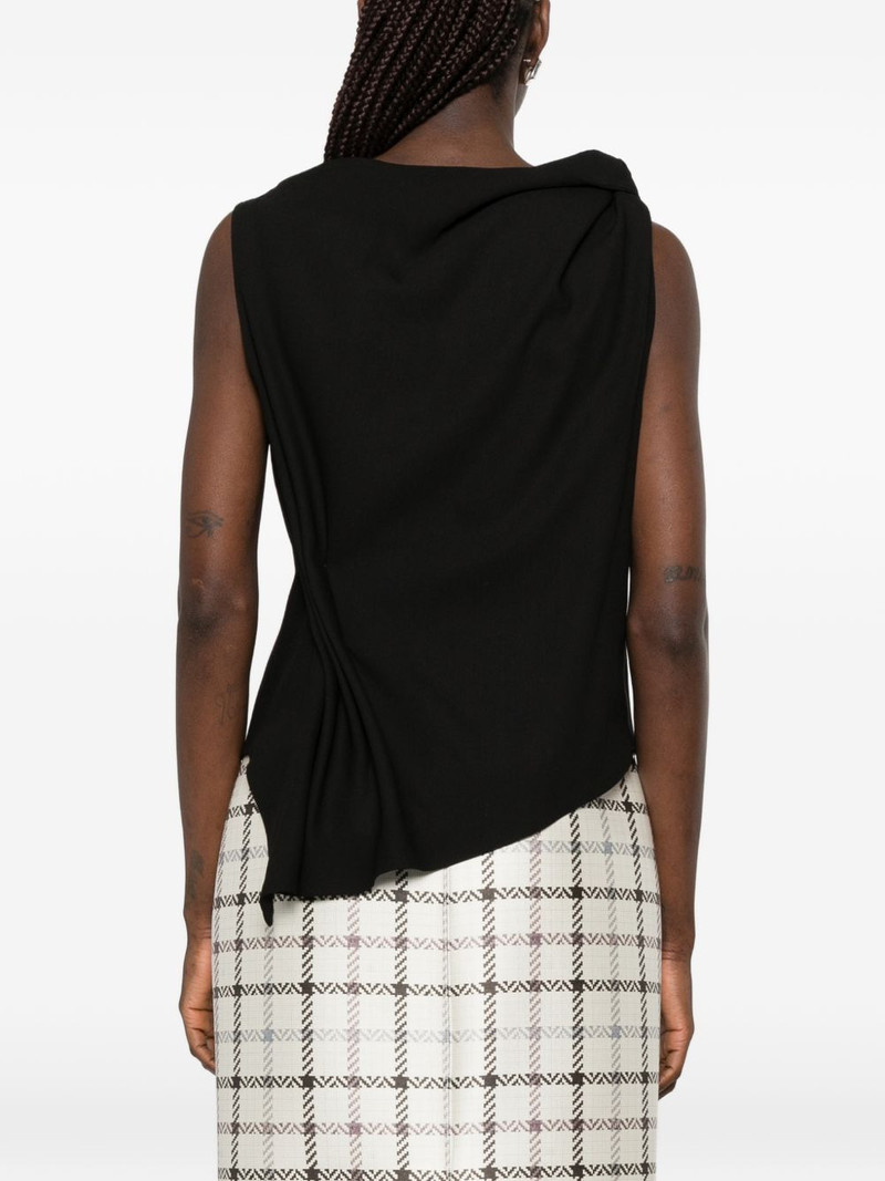 asymmetric draped top 4