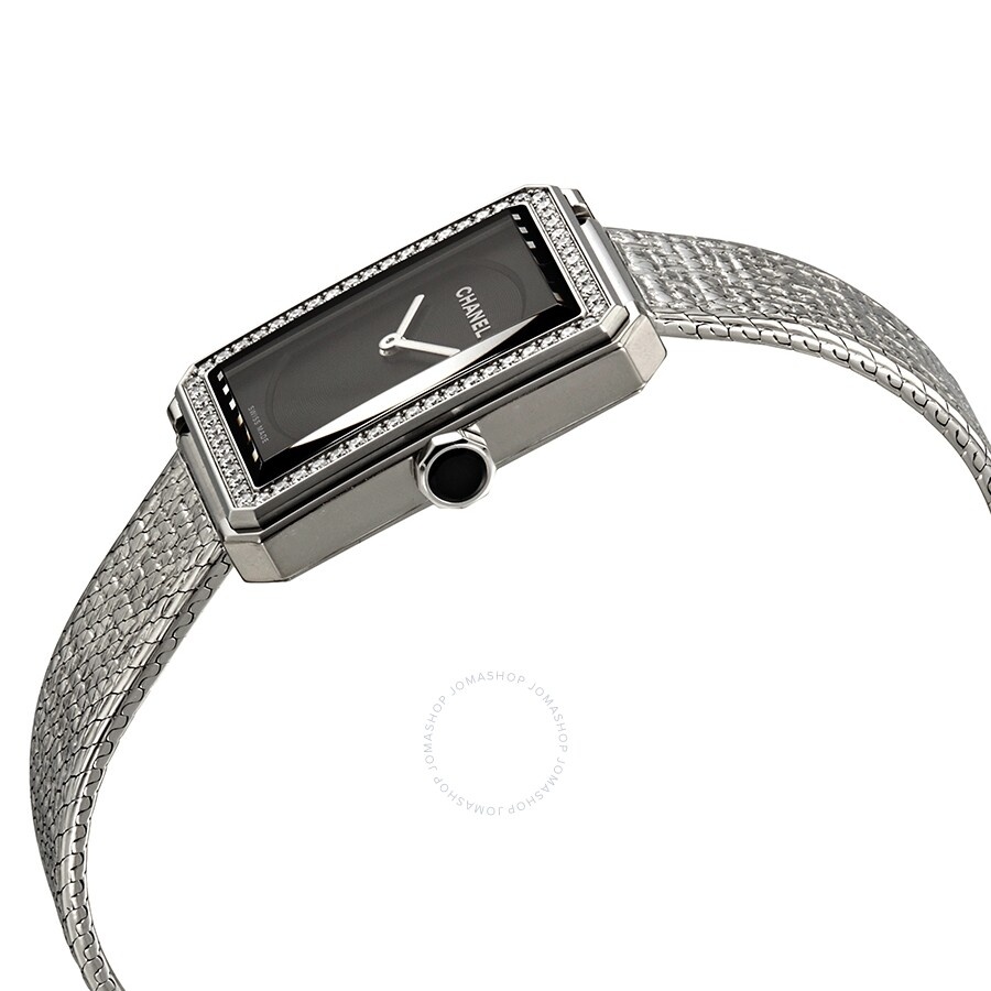 Chanel Boy-Friend Black Dial Ladies Watch H4877 - 2