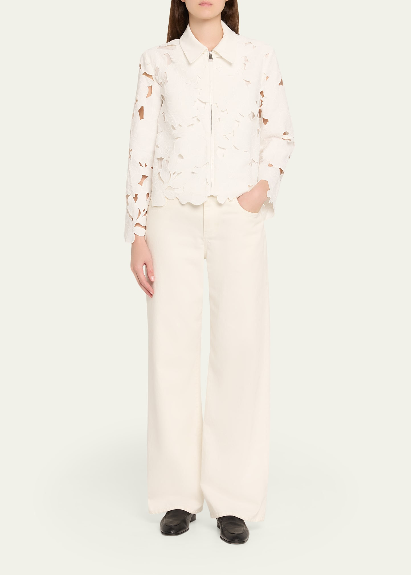 Quinn Floral Cut-Out Jacket - 2