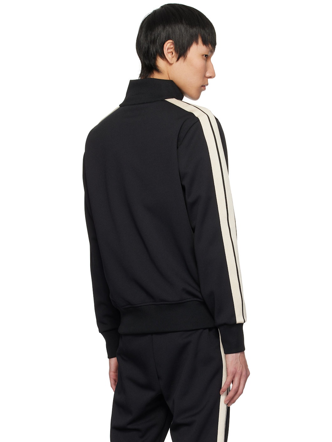 Black Classic Logo Track Jacket - 3