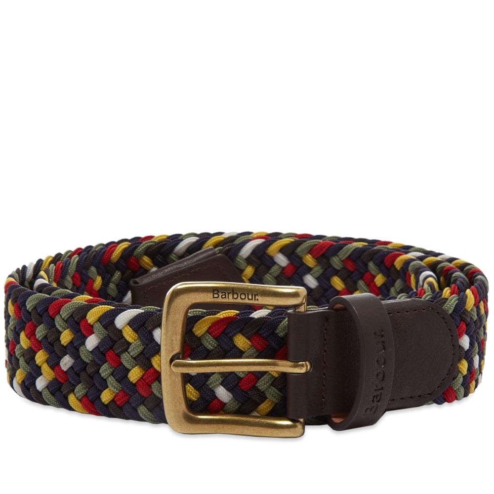 Barbour Tartan Coloured Stretch Belt Gift Box - 1