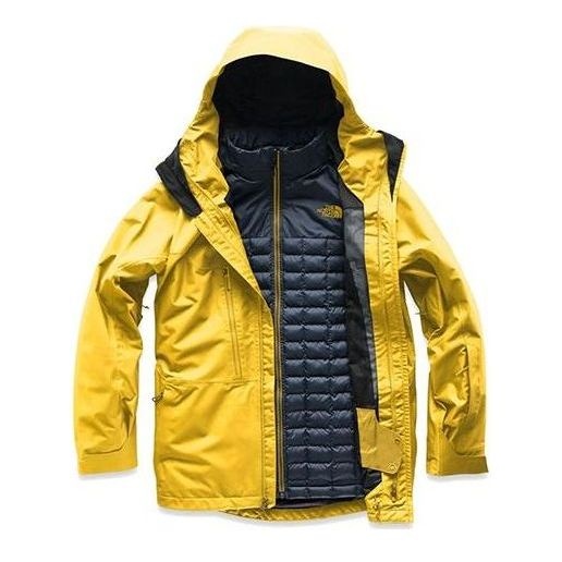 THE NORTH FACE Mens ThermoBall Snow Triclimate Jacket 'Yellow' NF0A3323VB6 - 1