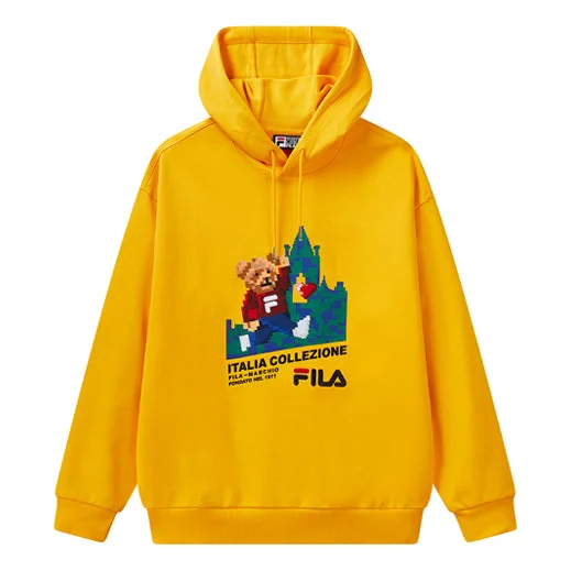 Men's FILA Sports Pullover Yellow F51M118259F-YE - 1