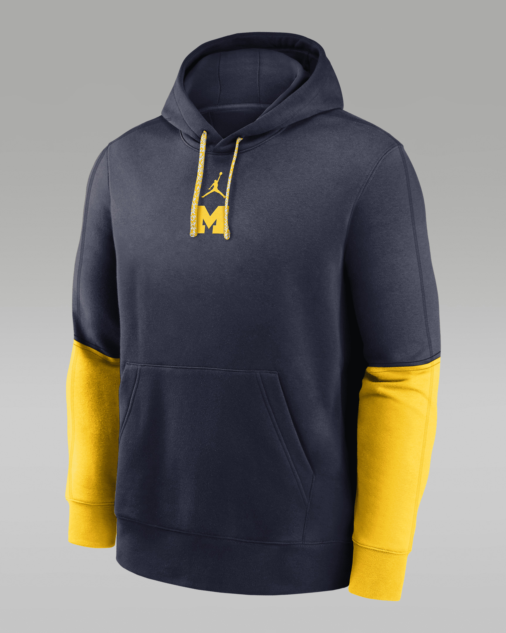 Michigan Wolverines Sideline Team Issue Club Men's Nike College Pullover Hoodie - 1