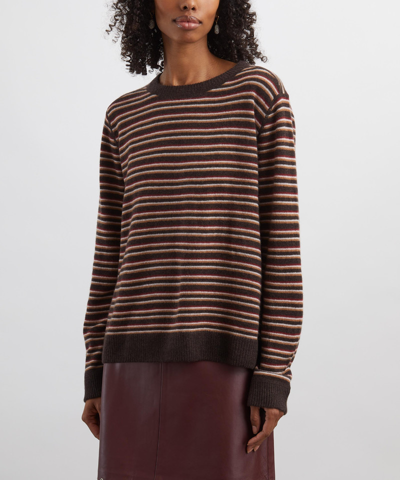 Reformation Cashmere Multi Stripe Jumper outlook