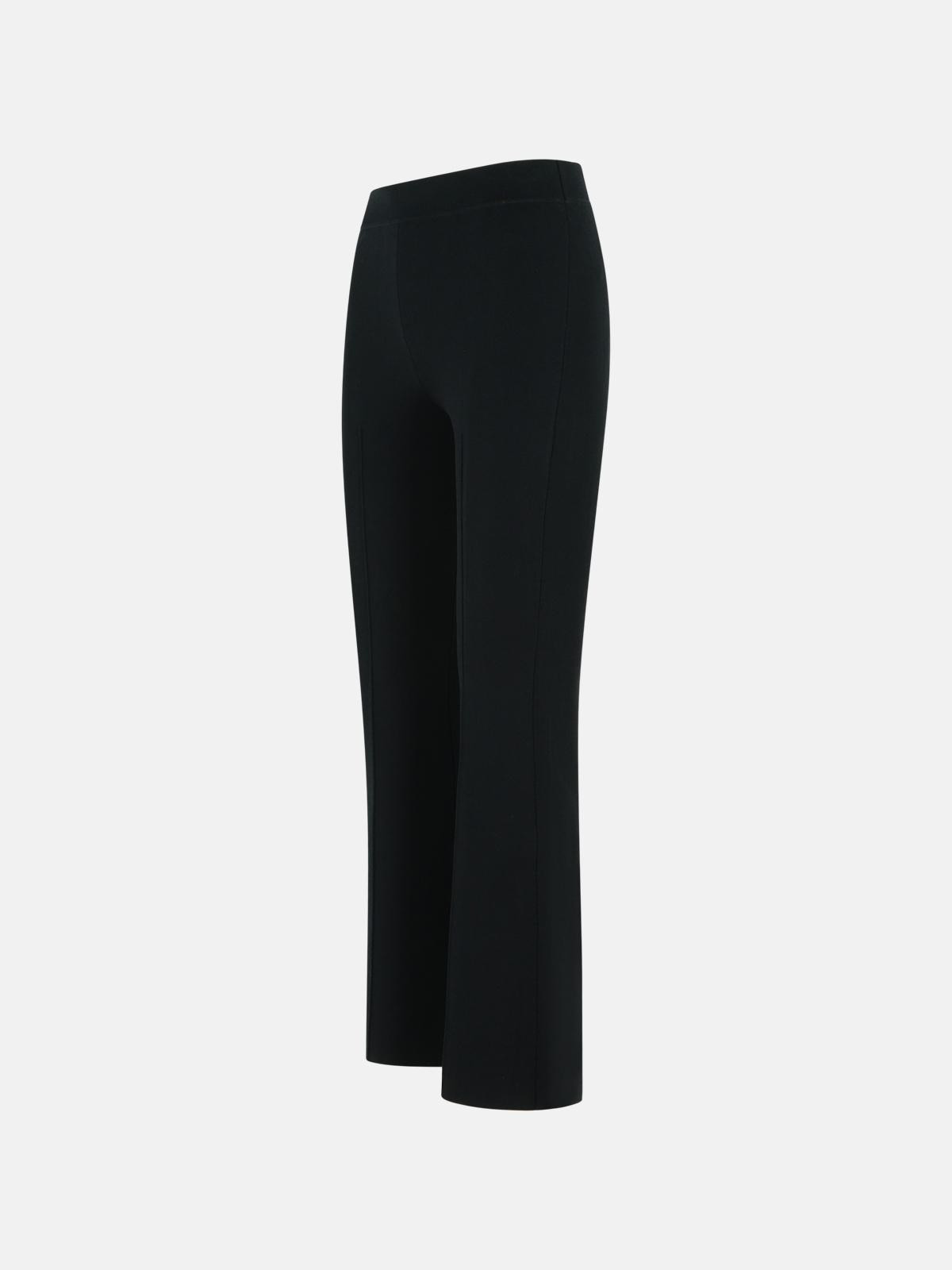 'ASHLON' BLACK RAYON BLEND PANTS - 2