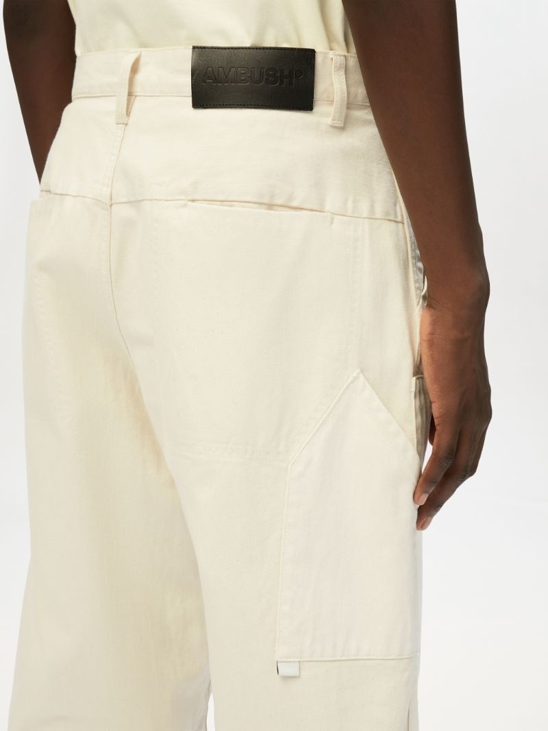 PANELLED DENIM PANTS - 6