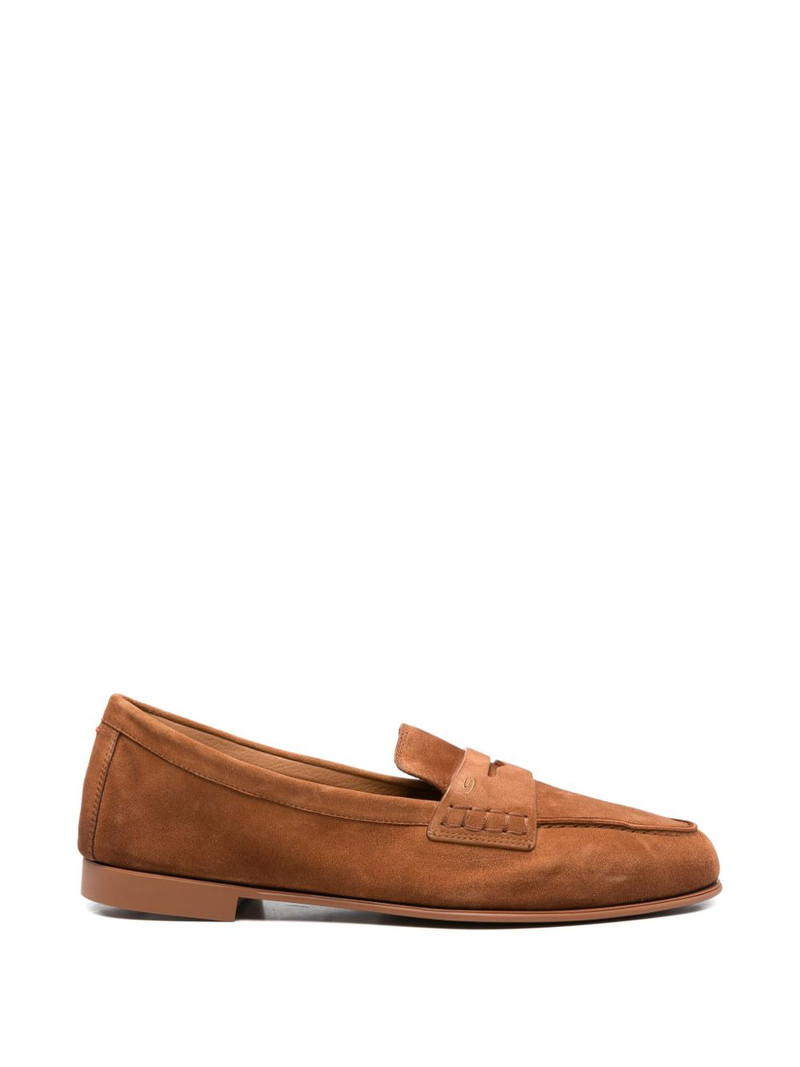penny-strap suede loafers 1