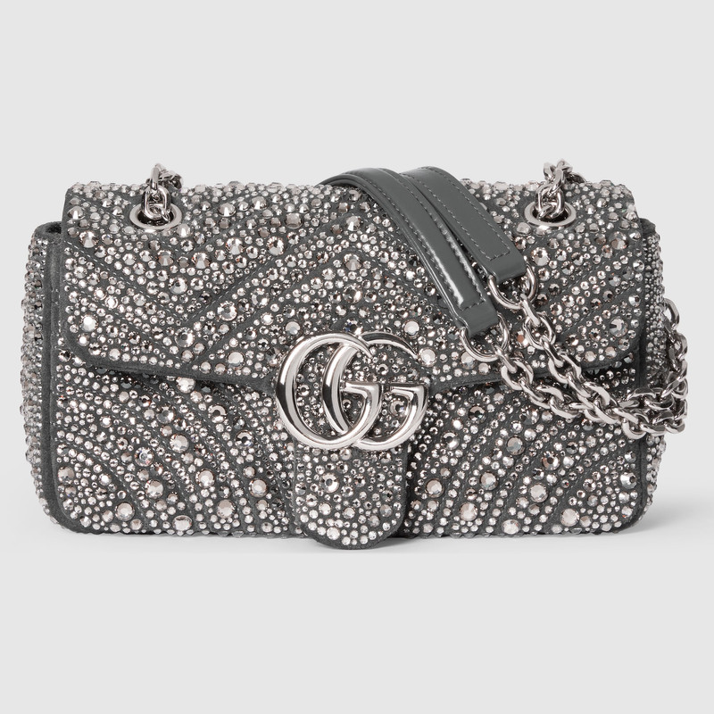 GG Marmont crystals small shoulder bag 1