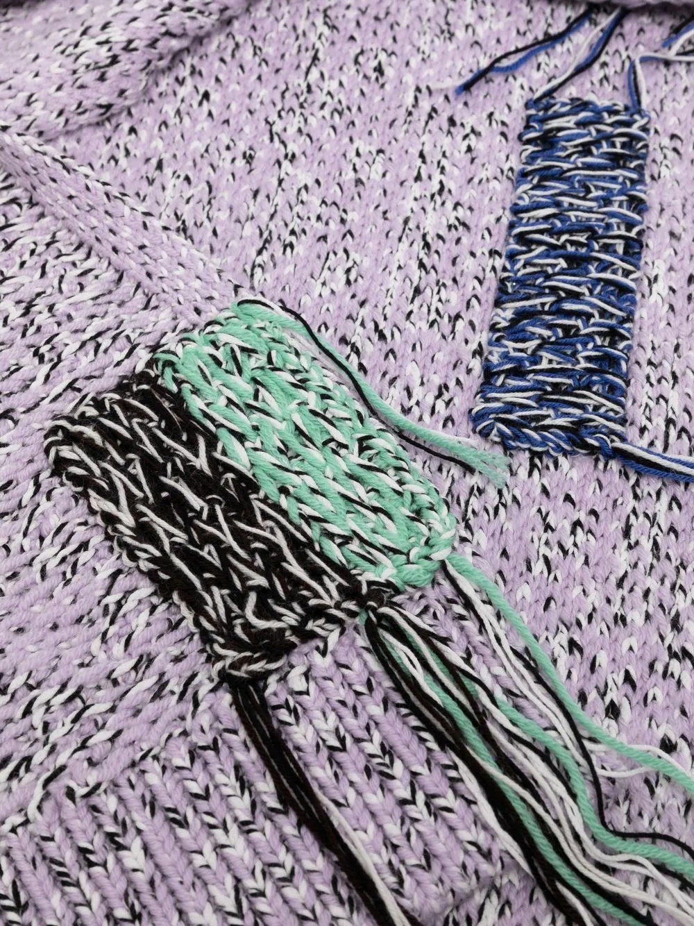 Astral patch-detail scarf - 3