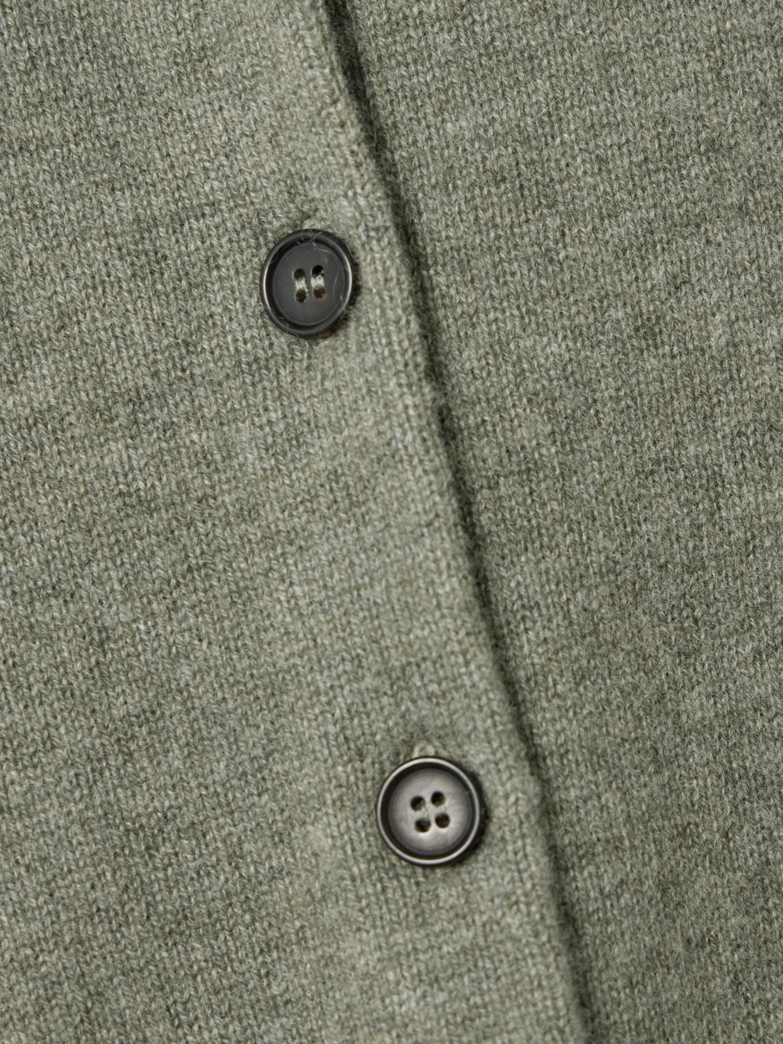 Fraga organic cashmere cardigan Green - 4