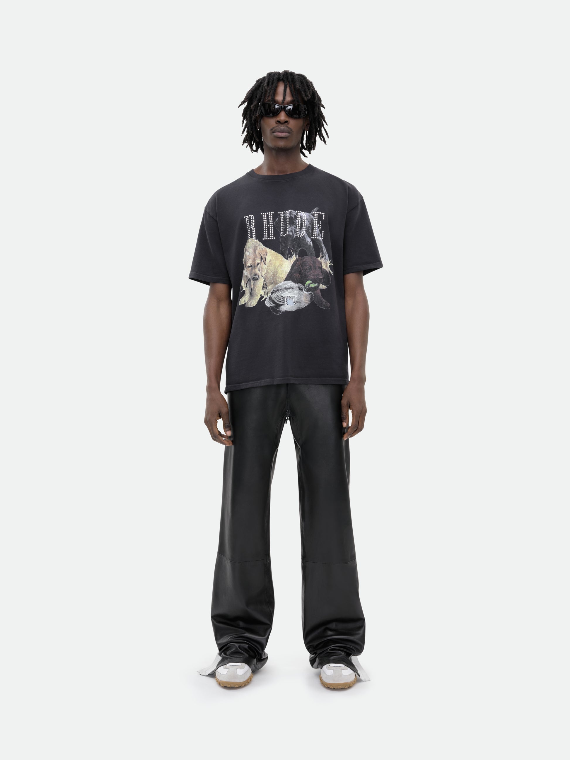 RHINESTONE HUNTING DOG TEE - 10