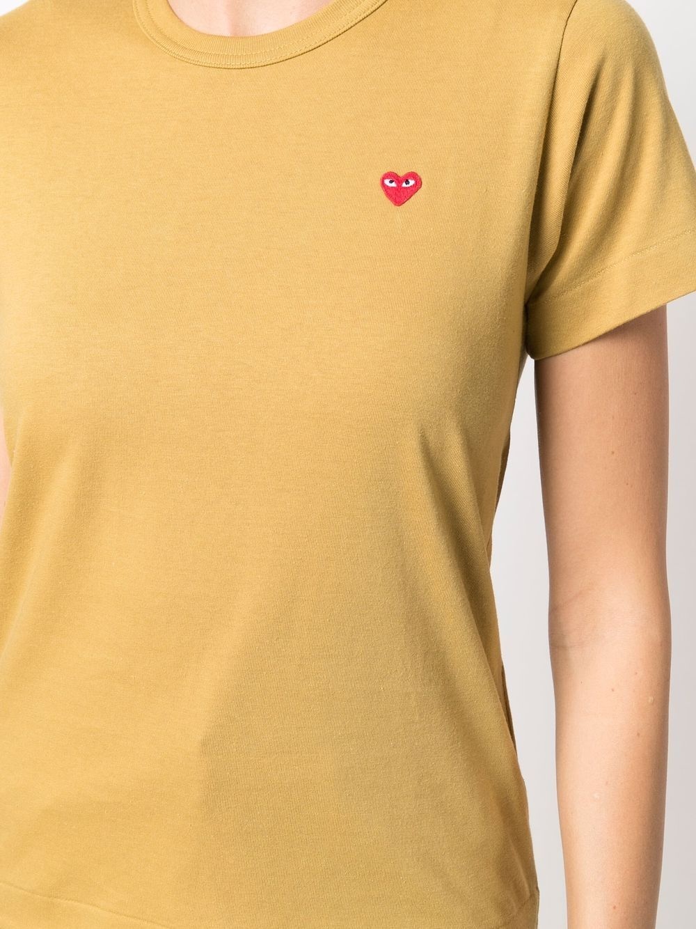 cotton embroidered-logo T-shirt - 5