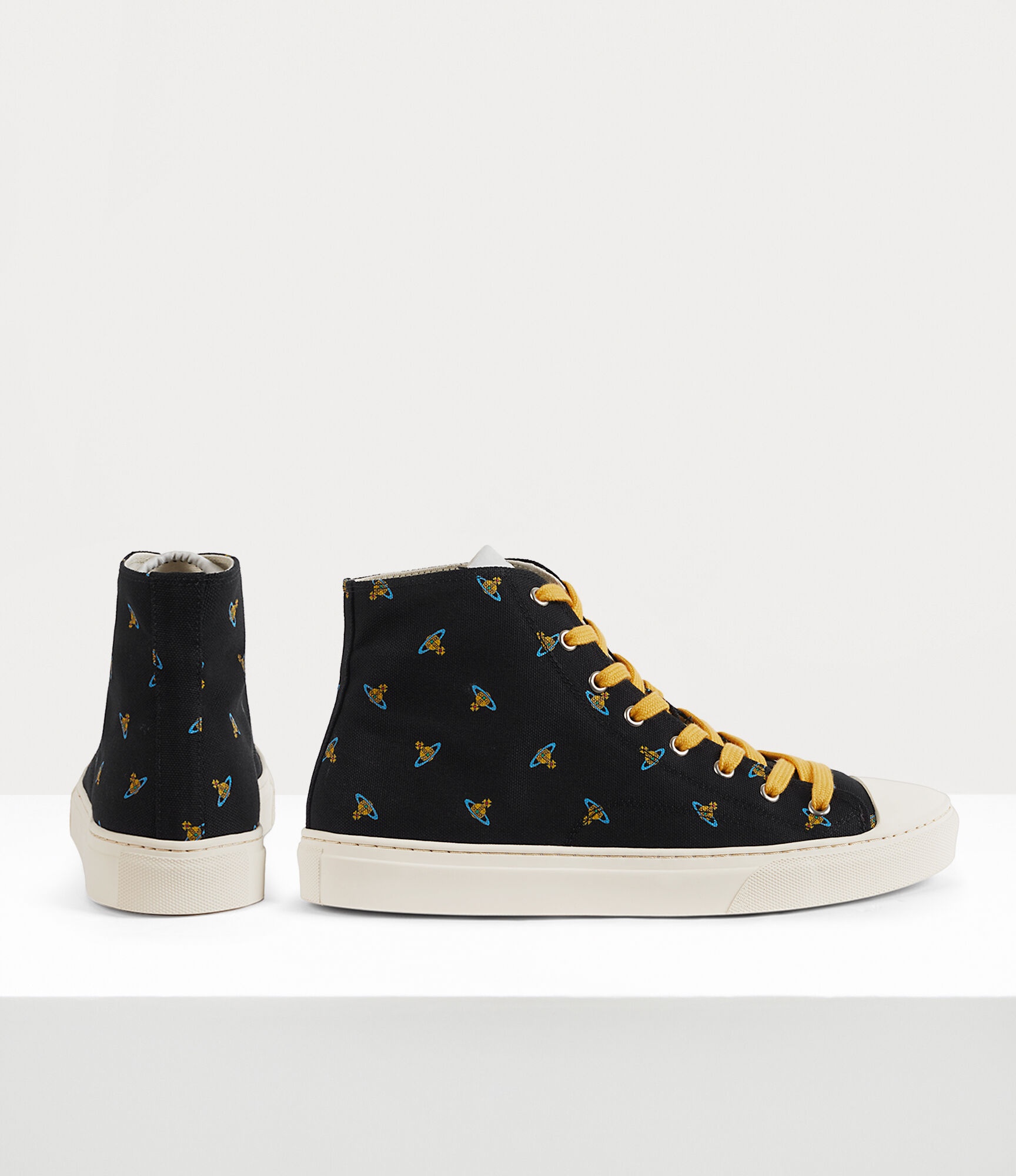 HIGH TOP CANVAS PLIMSOLL - 4