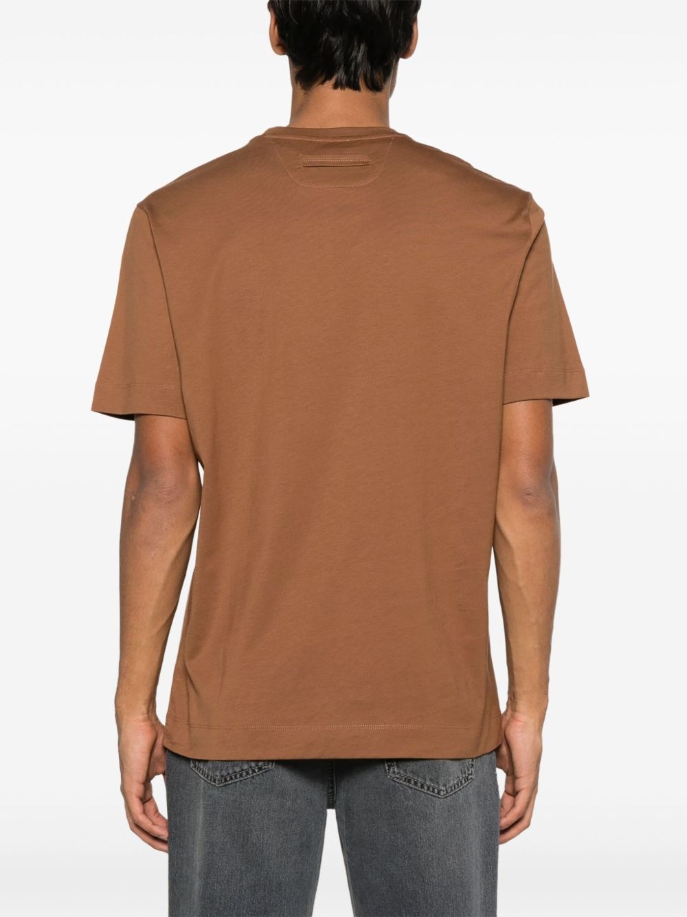logo-embroidered T-shirt - 3
