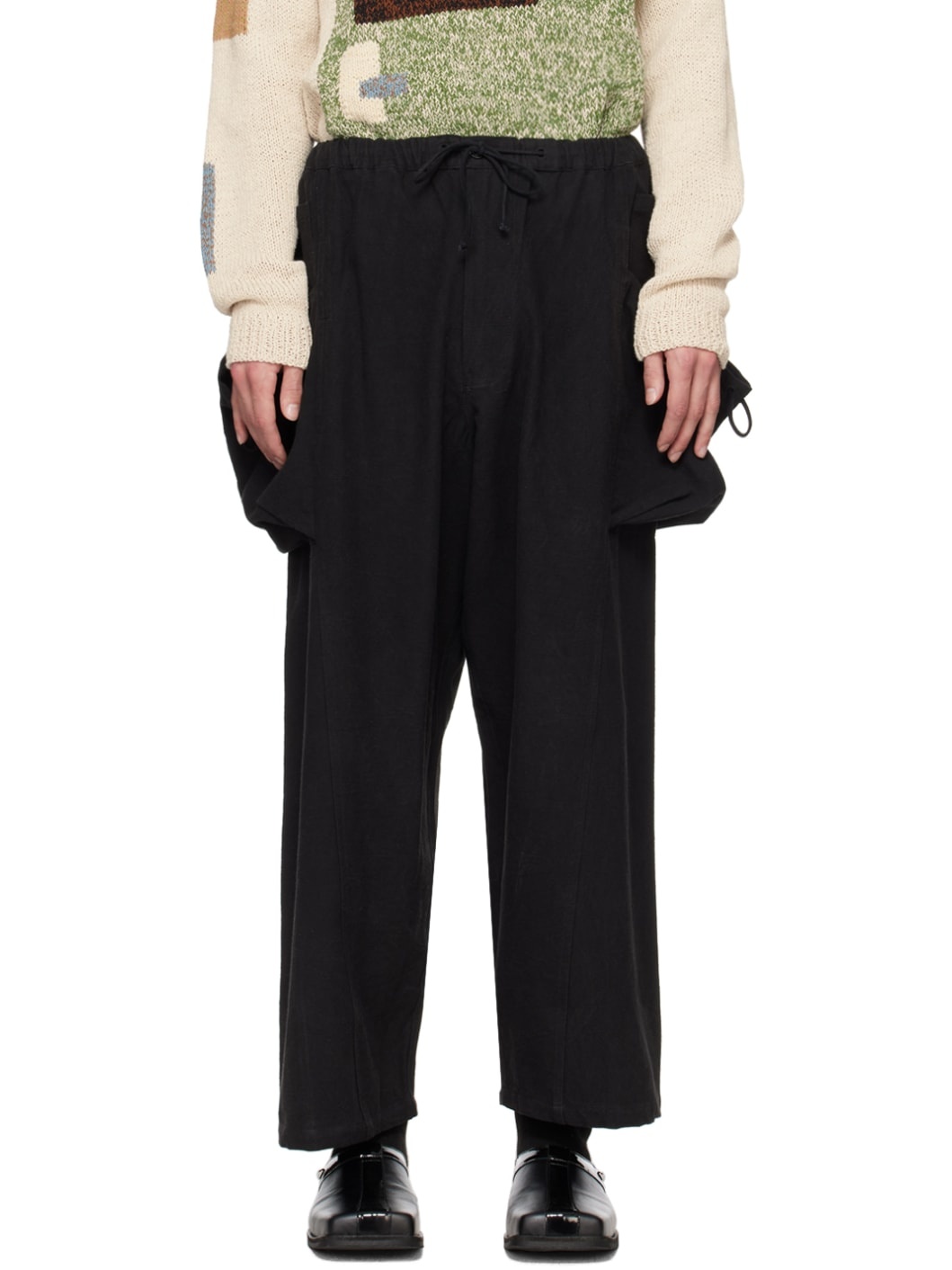 Black Salt Cargo Pants - 1