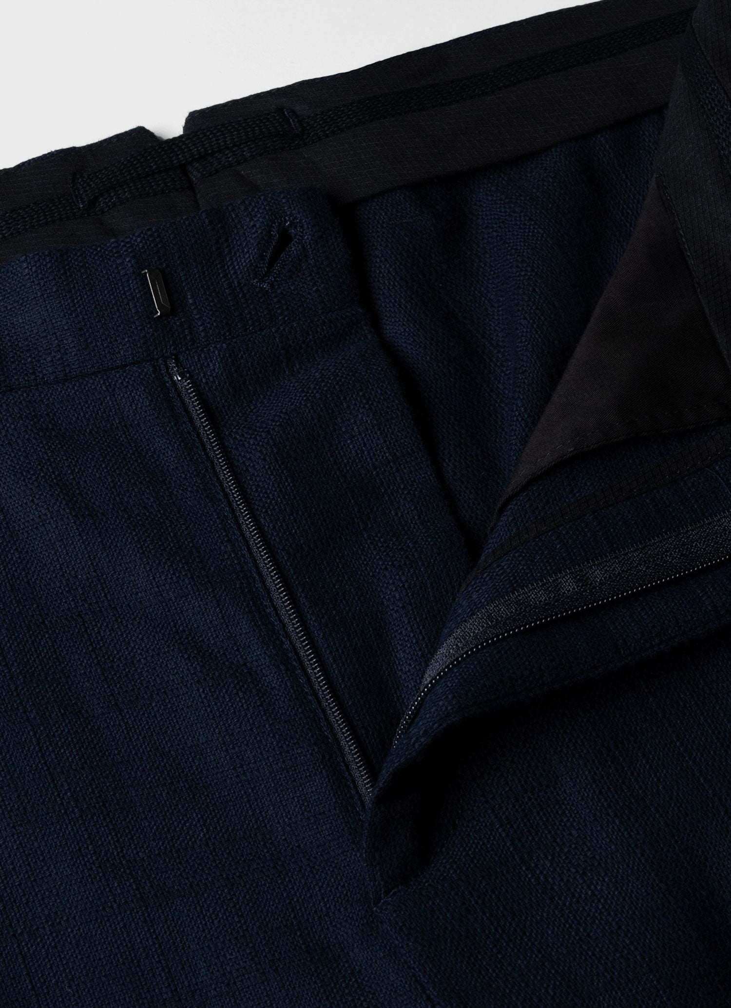 Cotton Raffia Pleat Trouser - 4