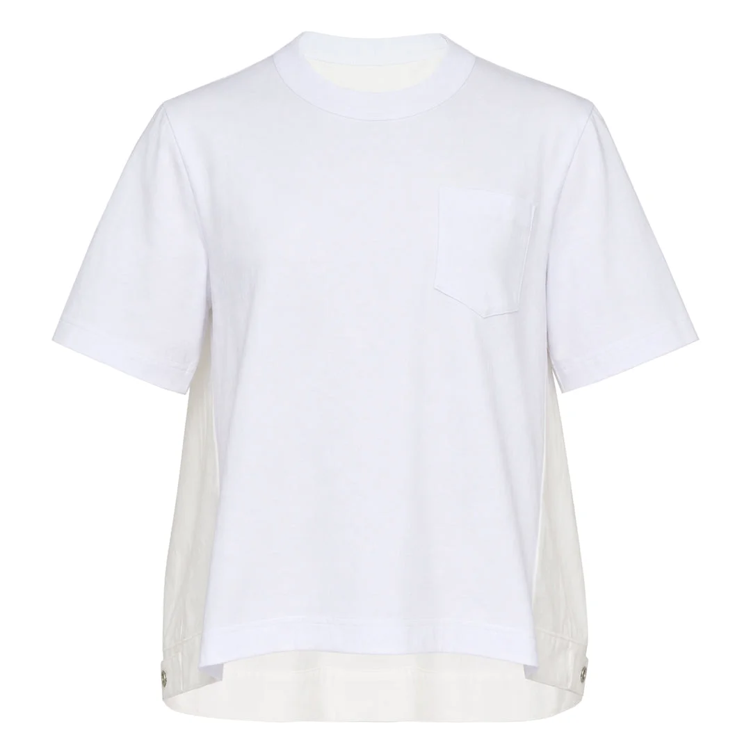 Denim x Cotton Jersey T-Shirt - 1