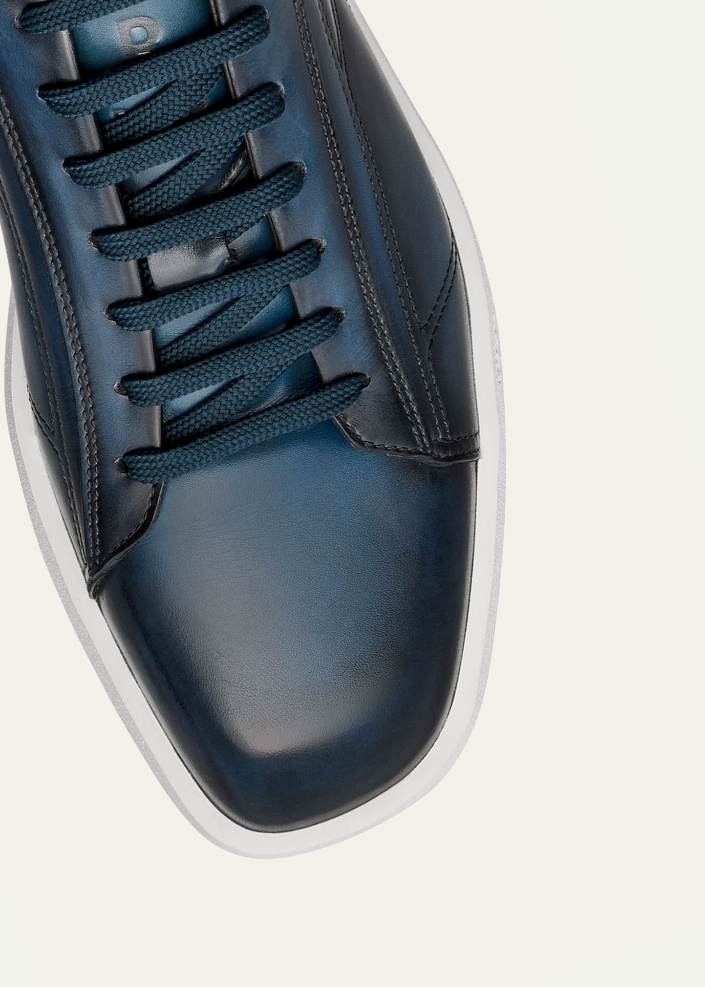 Men's Stellar Leather Low-Top Sneakers - 4