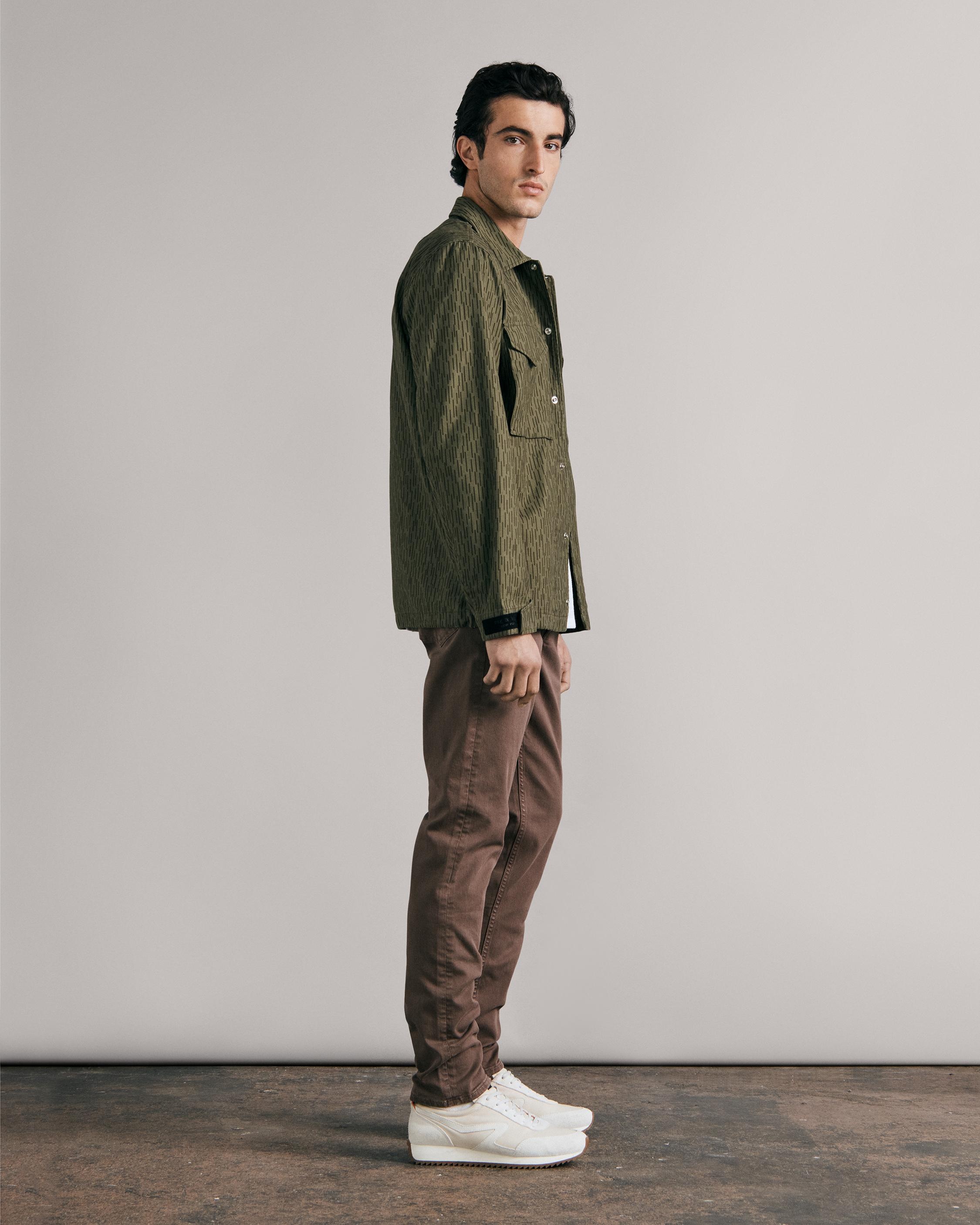 Flight Printed Cotton Coaches Jacket
Classic Fit Jacket - 4