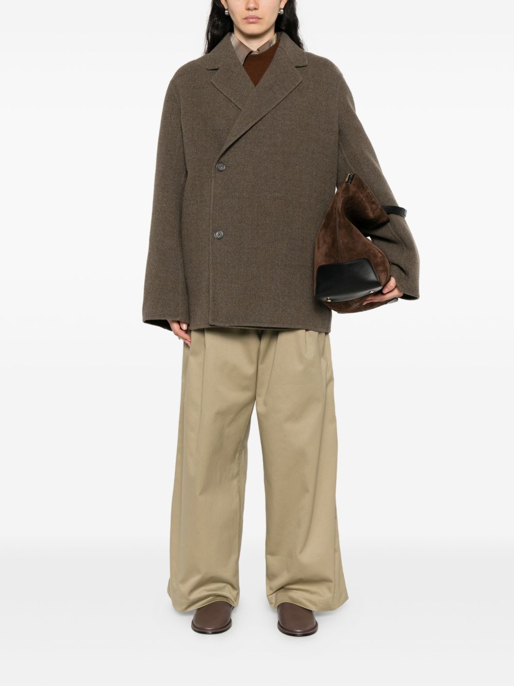 Correggio double-breasted coat - 2