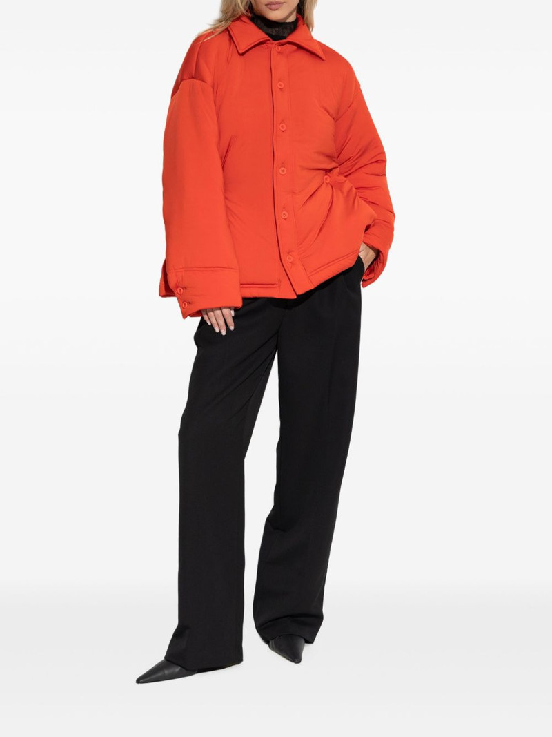 ISSEY MIYAKE Pumped-t buttoned collared overshirt outlook