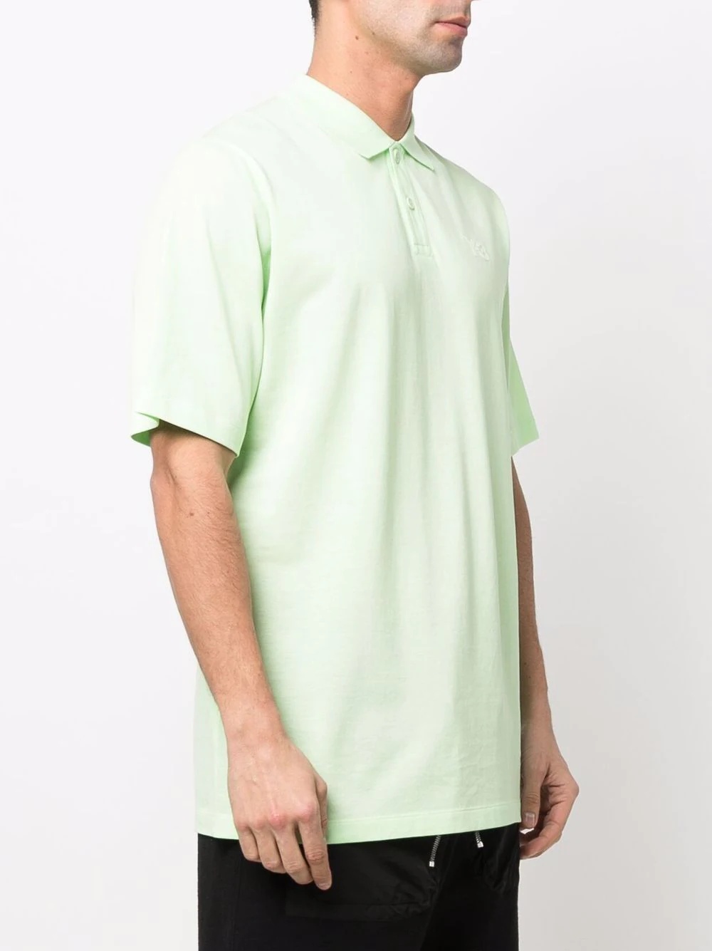 logo-print cotton polo shirt - 3