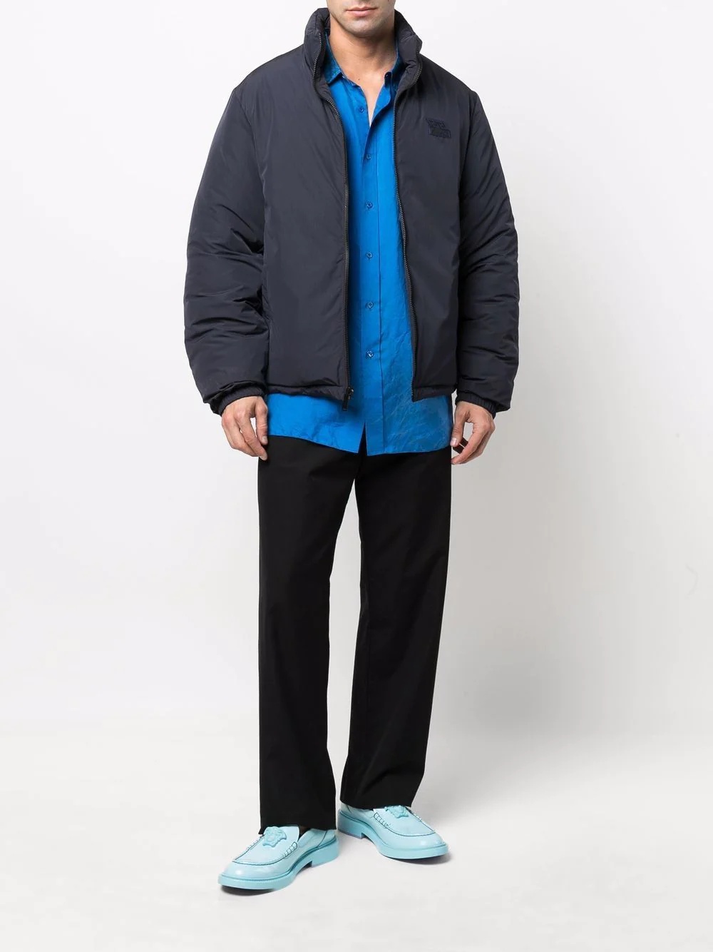 Greca reversible puffer jacket - 6