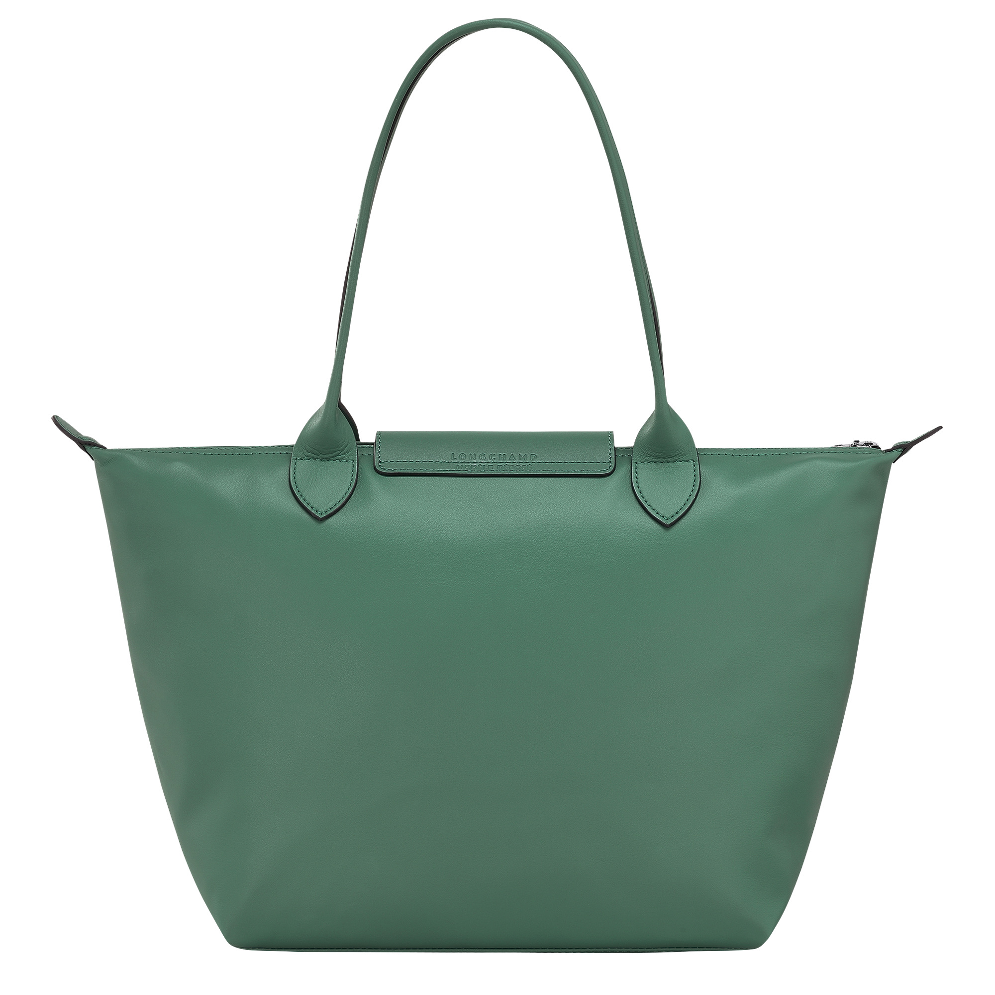 Le Pliage Xtra M Tote bag Sage - Leather - 4