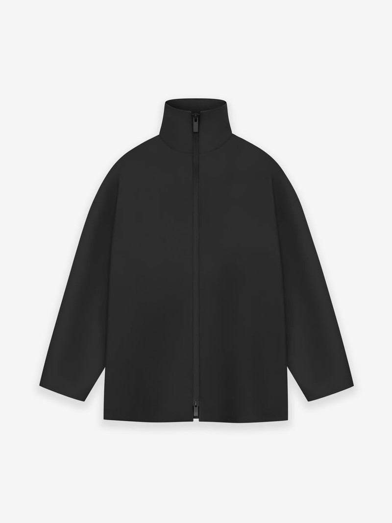 Rubberized High Neck Jacket 1