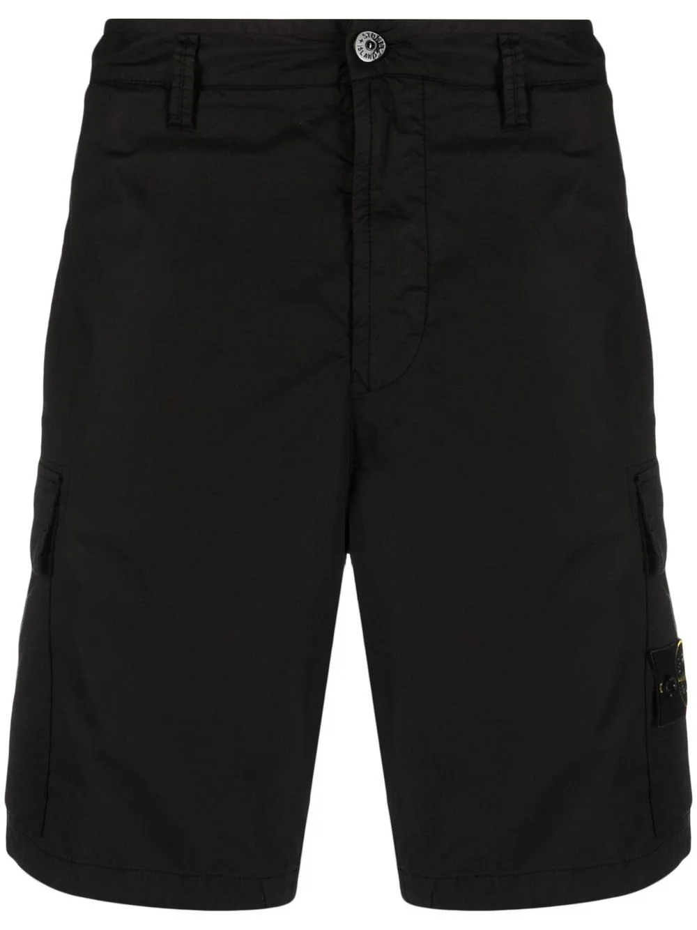 Compass-patch cargo shorts - 1