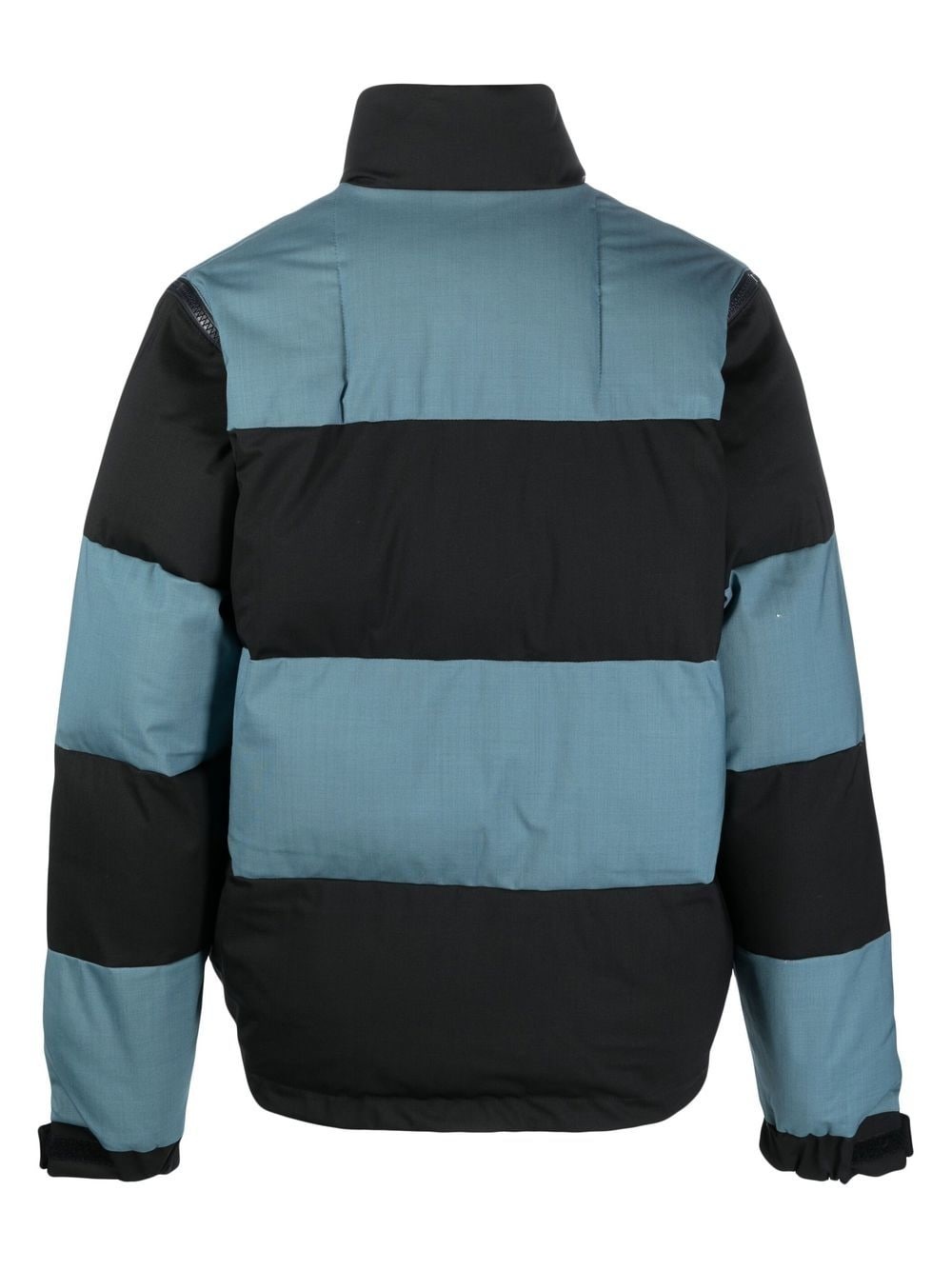 striped puffer jacket - 2