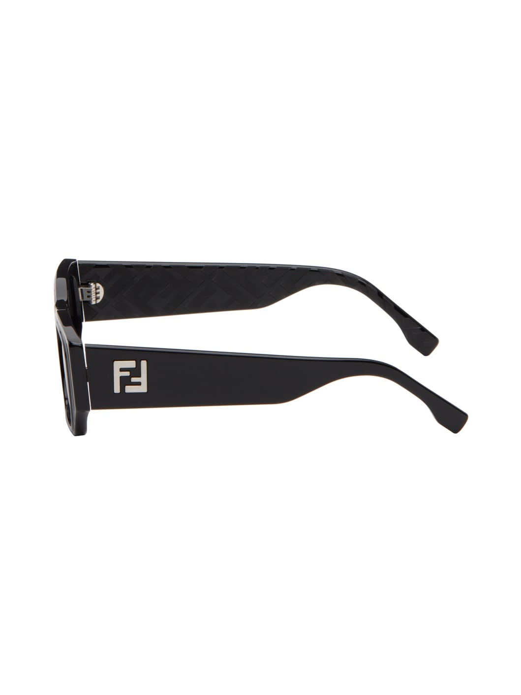 Black FF Squared Sunglasses - 3