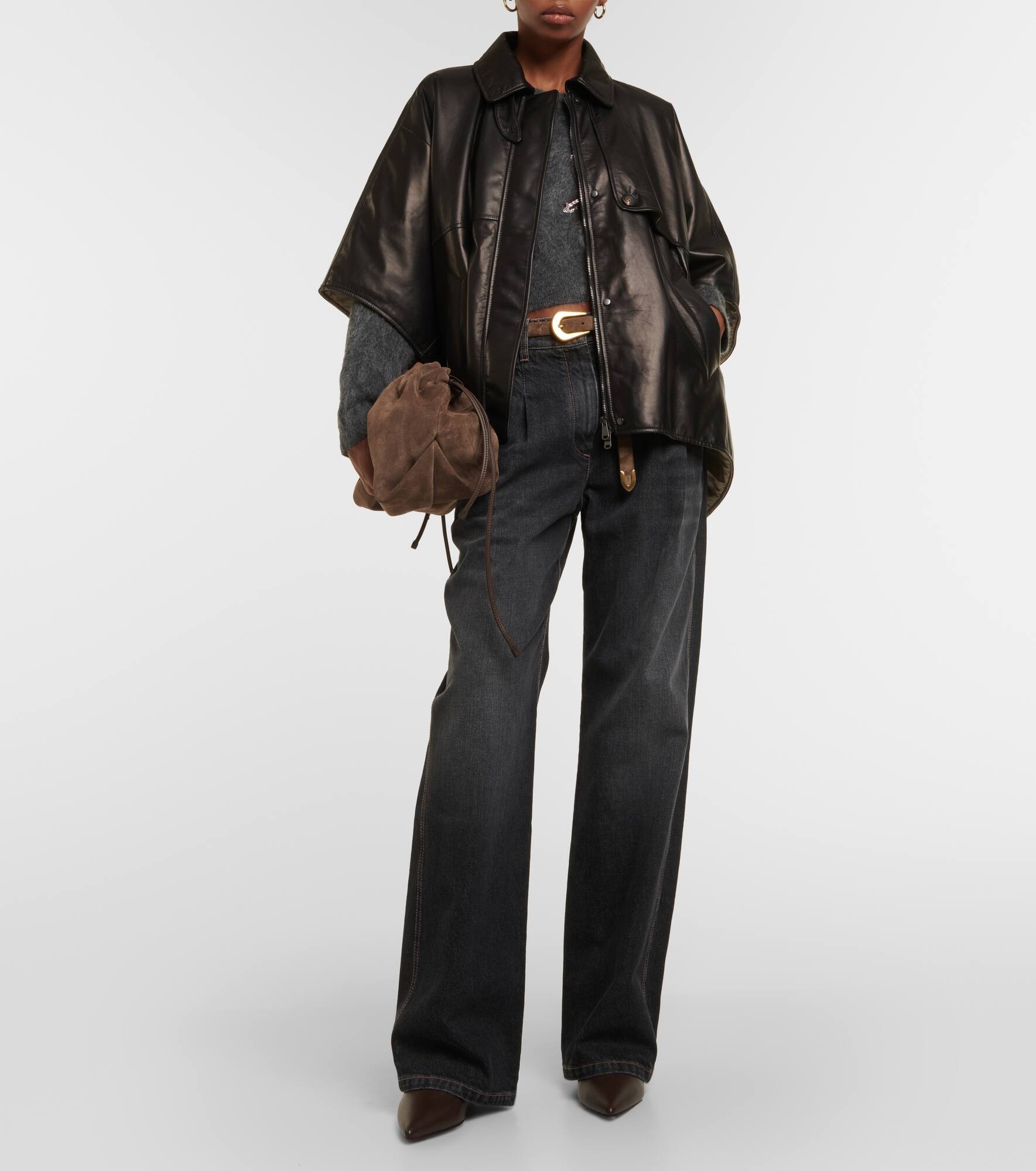 High-rise wide-leg jeans - 2