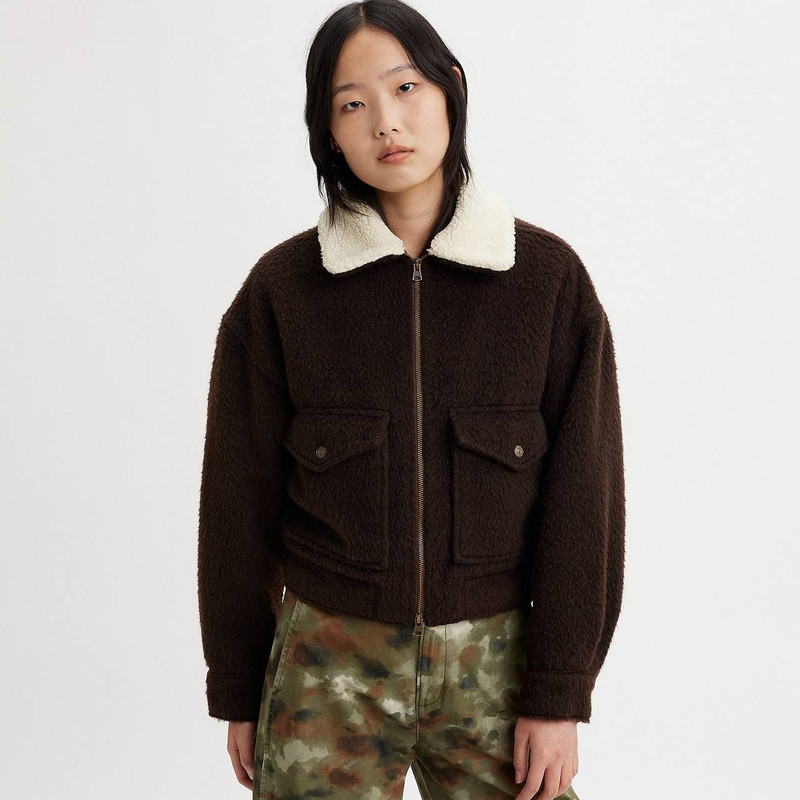 Levi's BABY BUBBLE WOOL SHERPA TRUCKER JACKET outlook