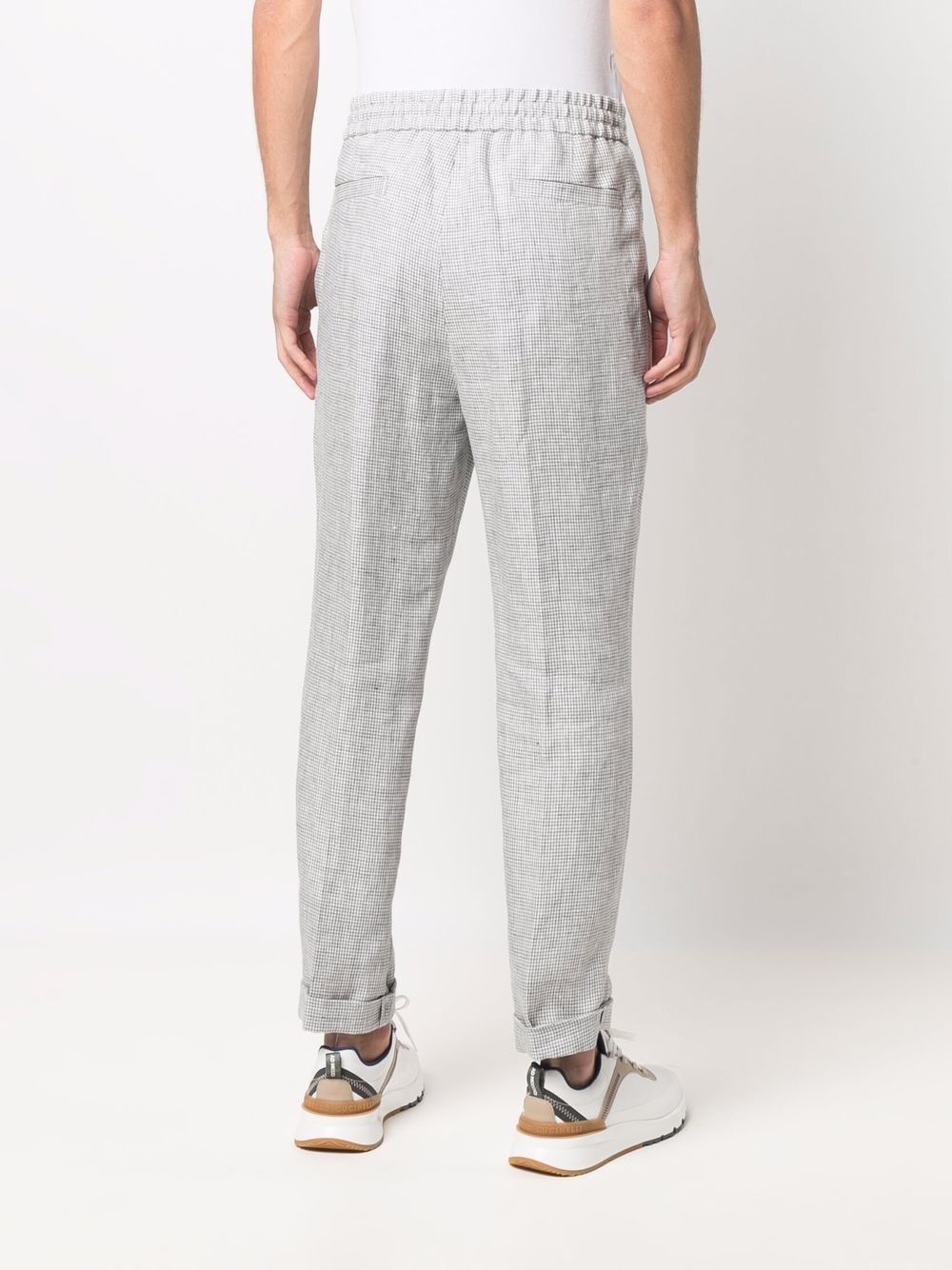 drawstring tailored trousers - 4