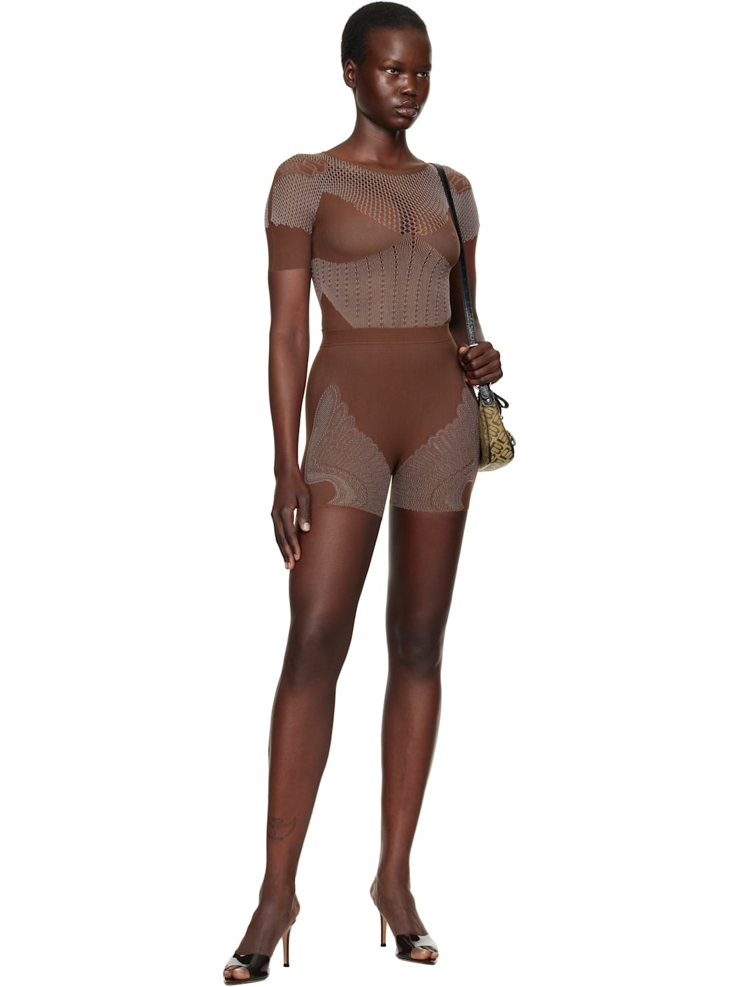 Brown Vivian Bodysuit - 5
