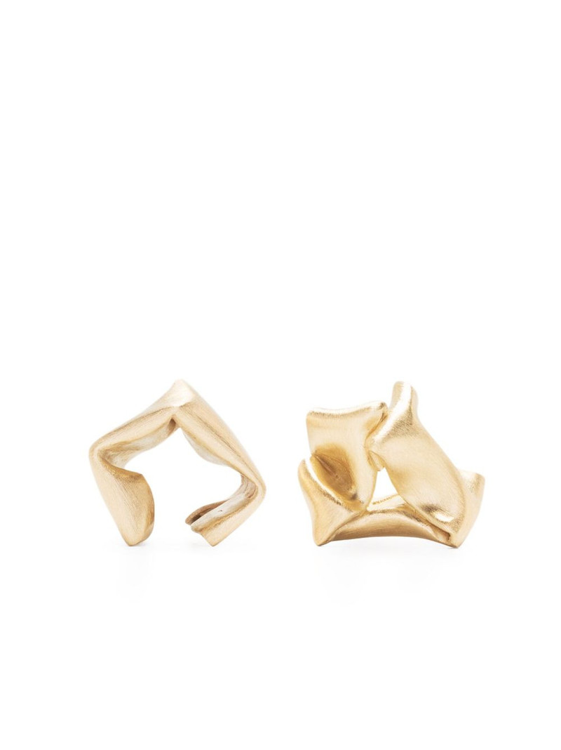 Folded, Then Crumpled earrings 1