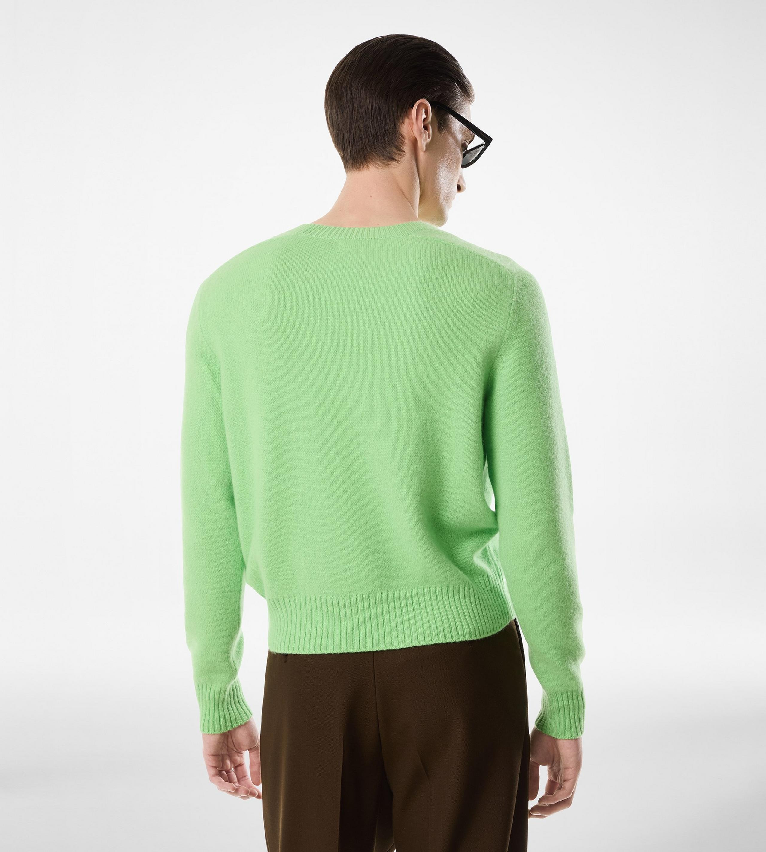 FELTED CASHMERE CREW NECK - 4