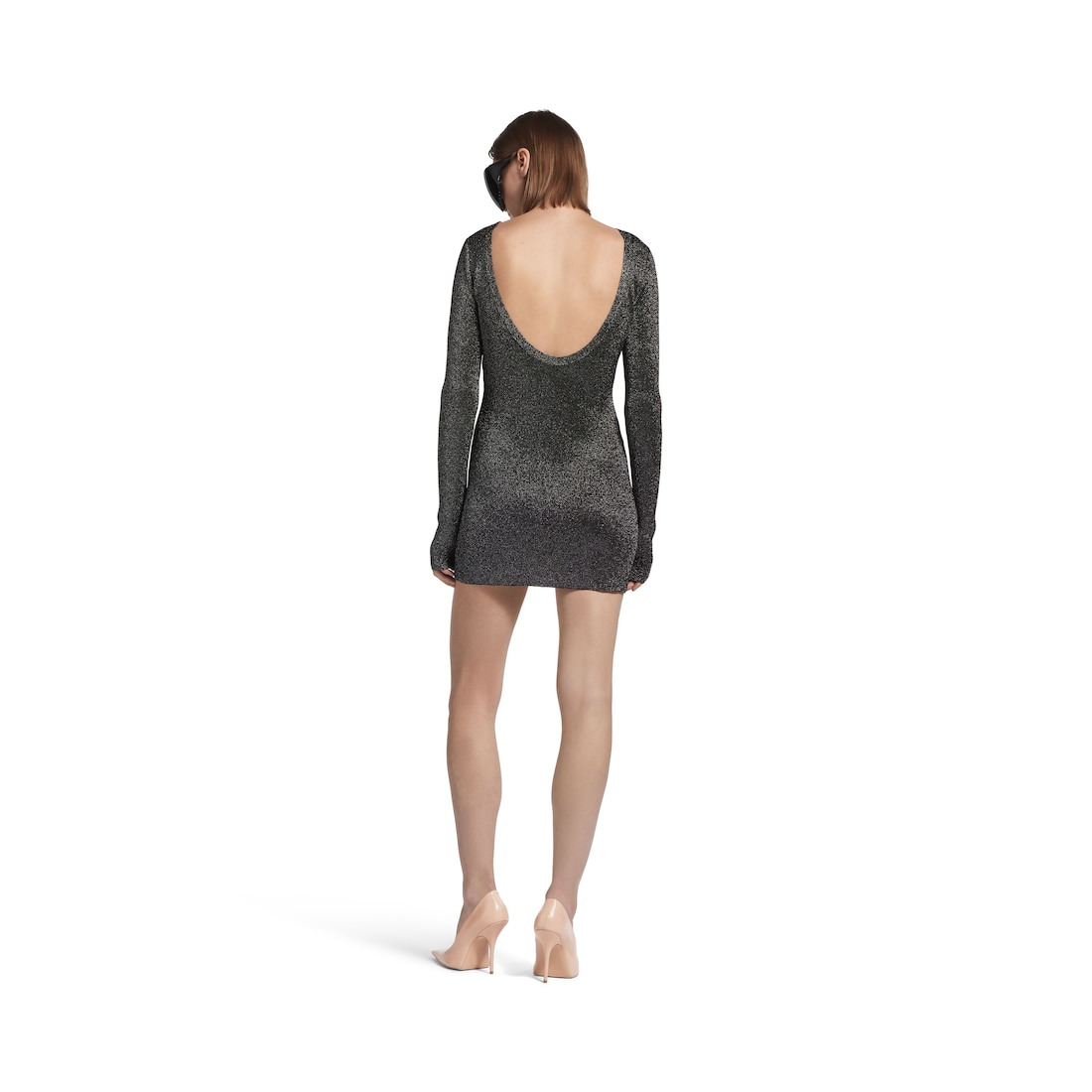 Women's Mini Dress in Black - 4