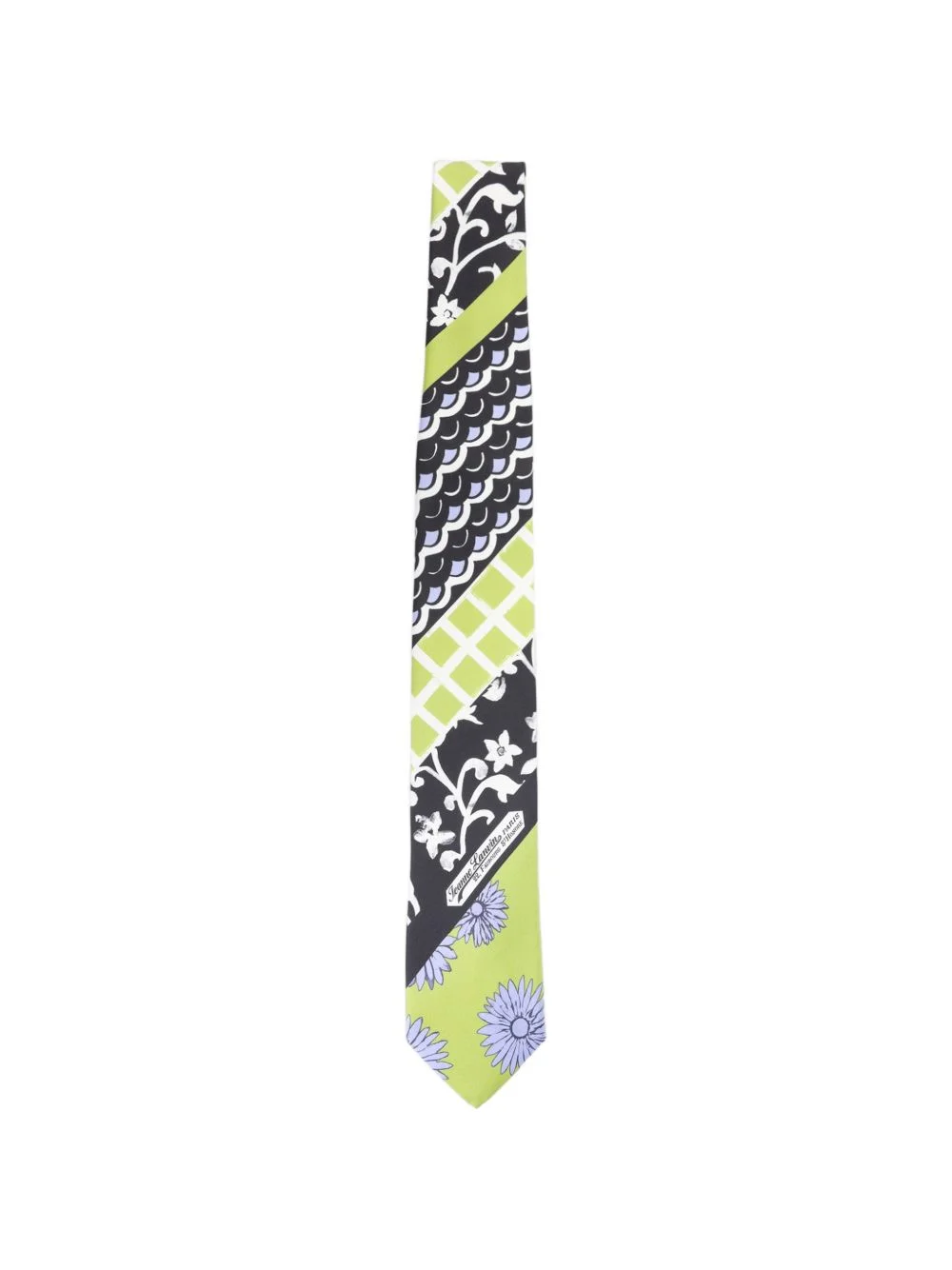 floral patchwork tie - 1