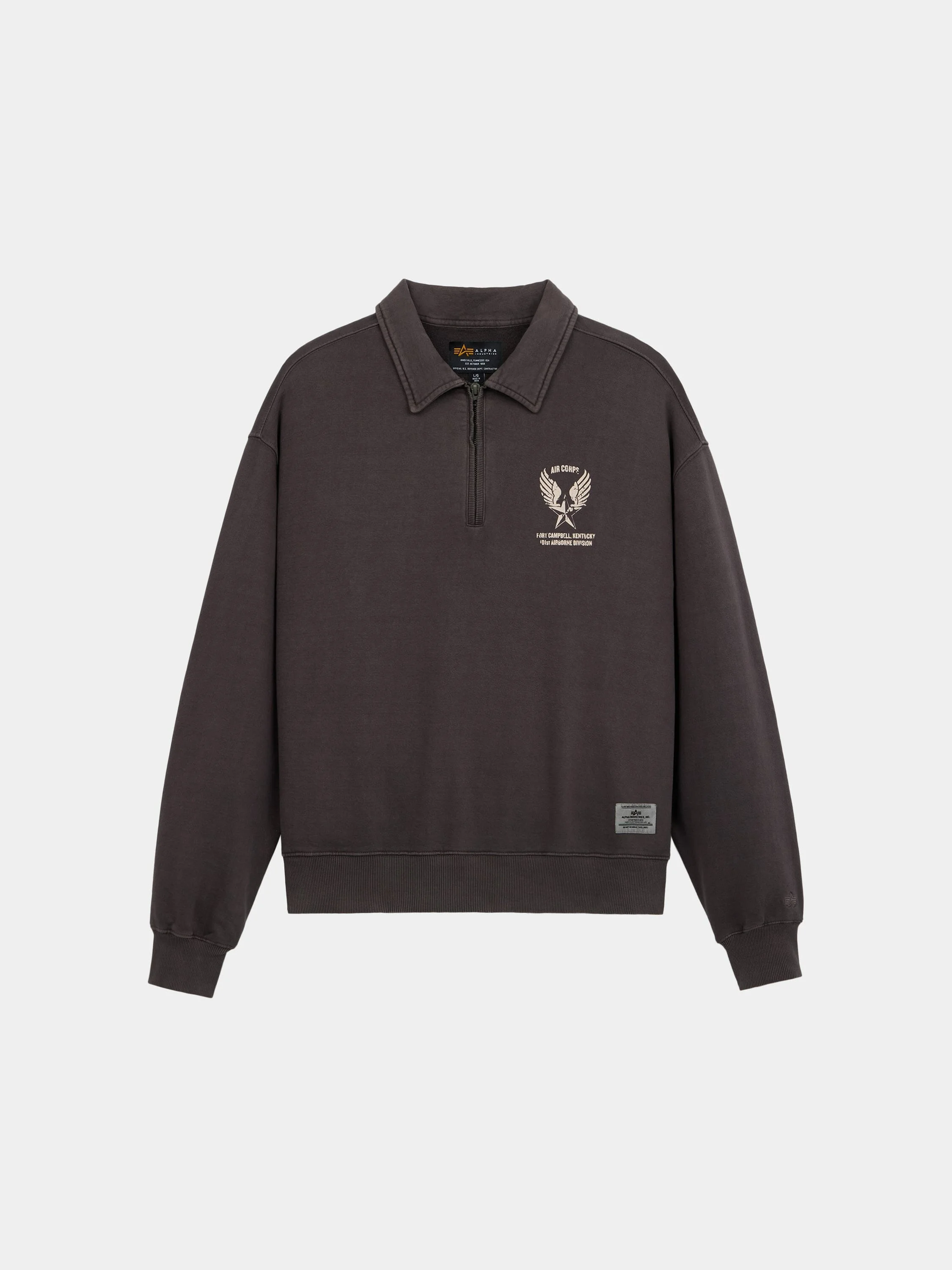 ESSENTIAL 1/4 ZIP AIRCORP SWEATSHIRT - 1