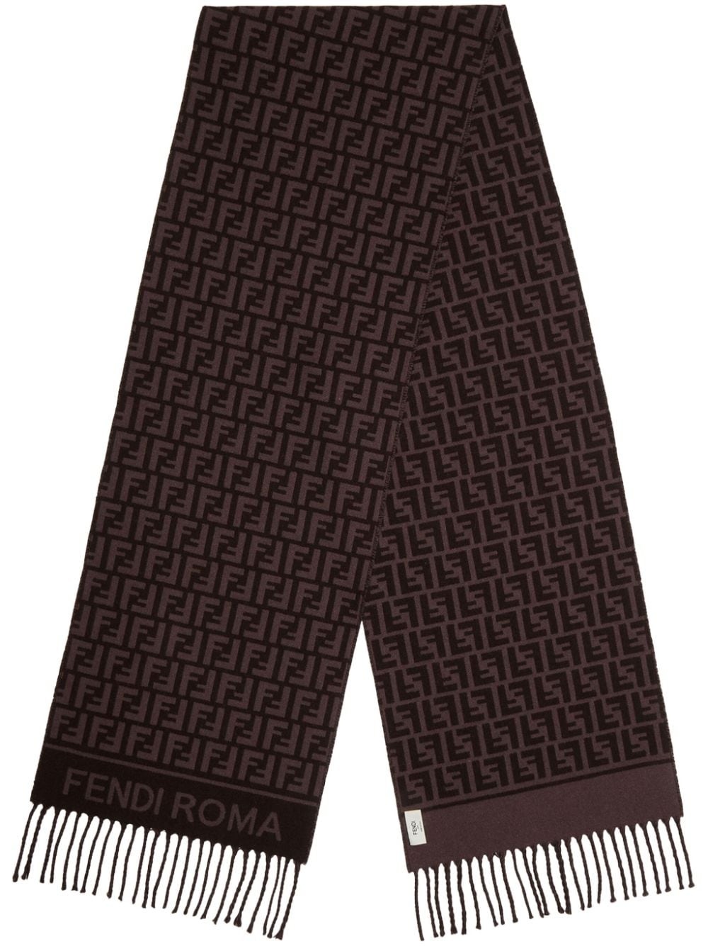 FF jacquard scarf - 1