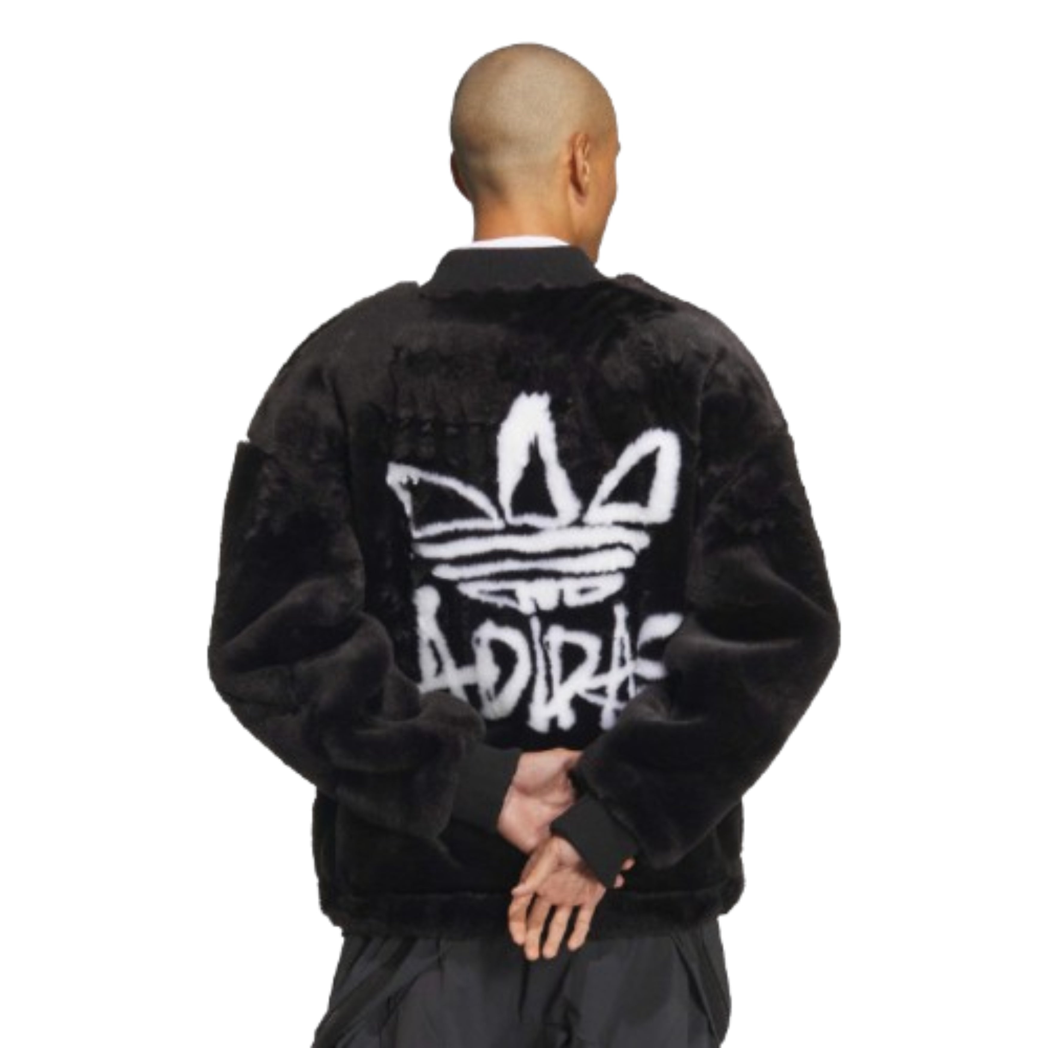 【Adidas】◆New Fur Jacket Black◆JD3776◆ Adidas NEW Fur Jacket Black JD3776 | eBay