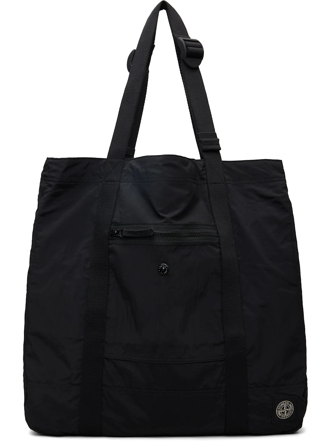 Black 9200012 Coated Nylon Metal ECONYL Tote - 1
