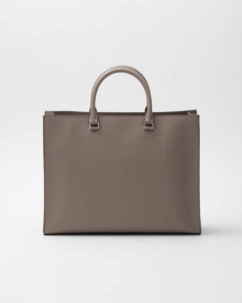 Saffiano leather tote bag 4