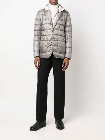 Herno quilted single-breasted blazer outlook