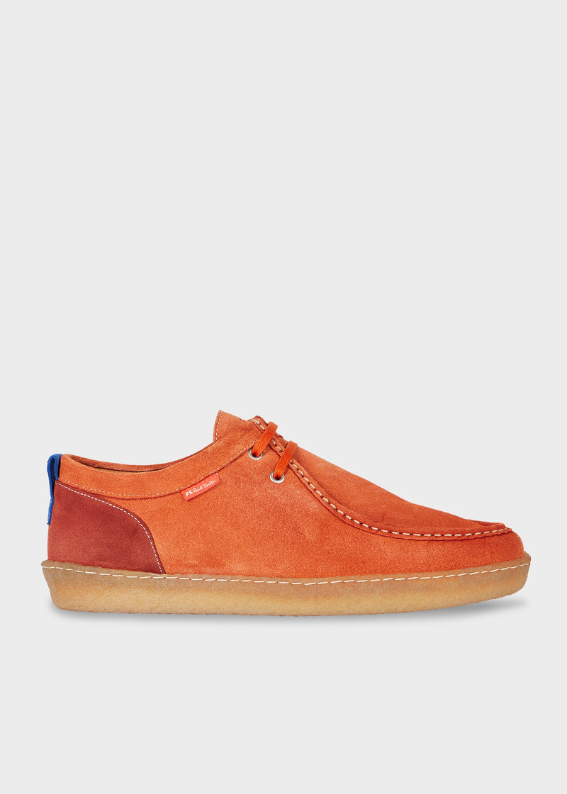 Orange Suede 'Buster' Shoes 1
