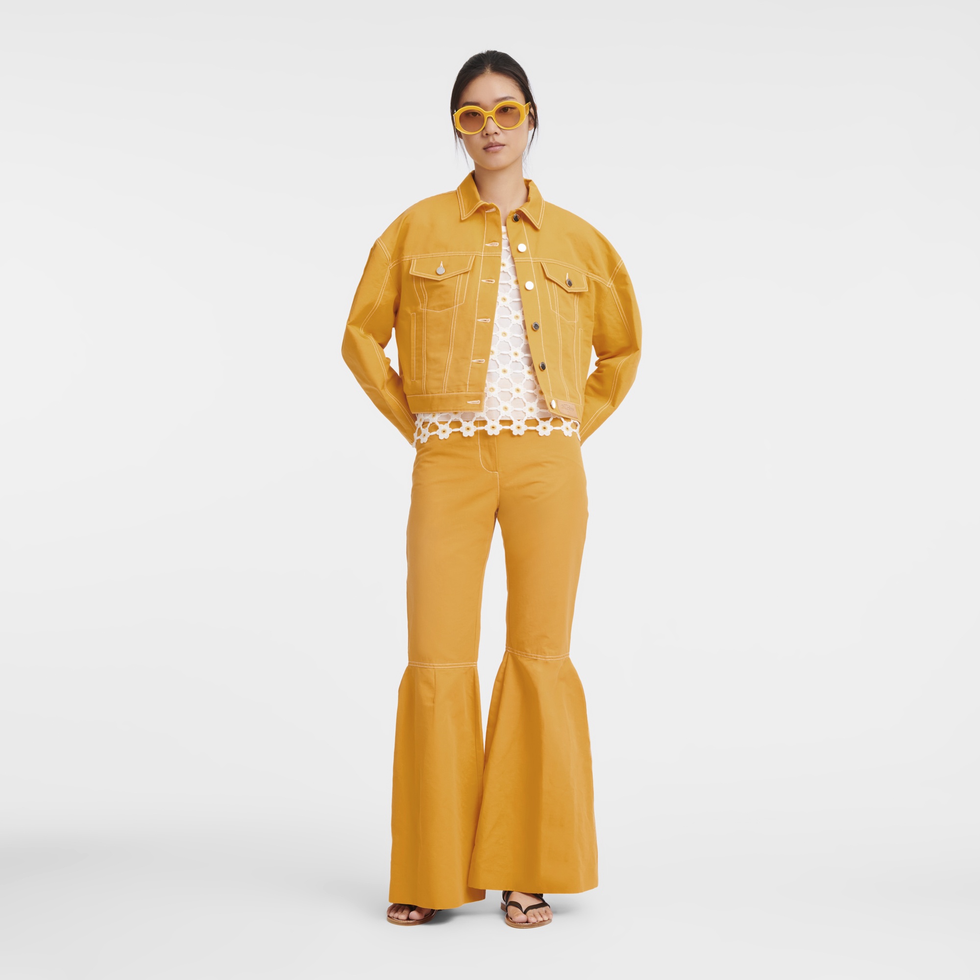 Trousers Apricot - Gabardine - 2