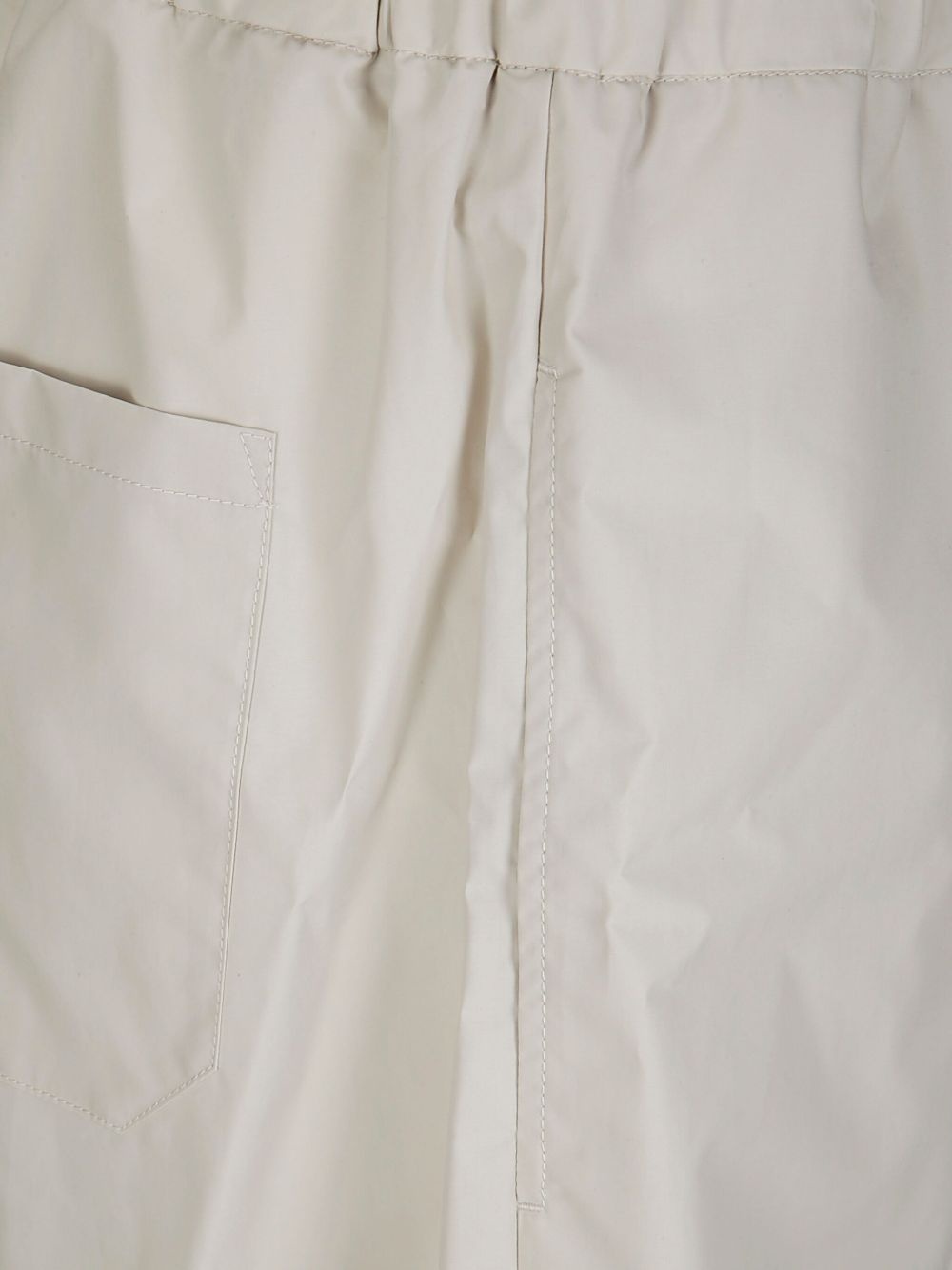 waxed poplin shorts - 3